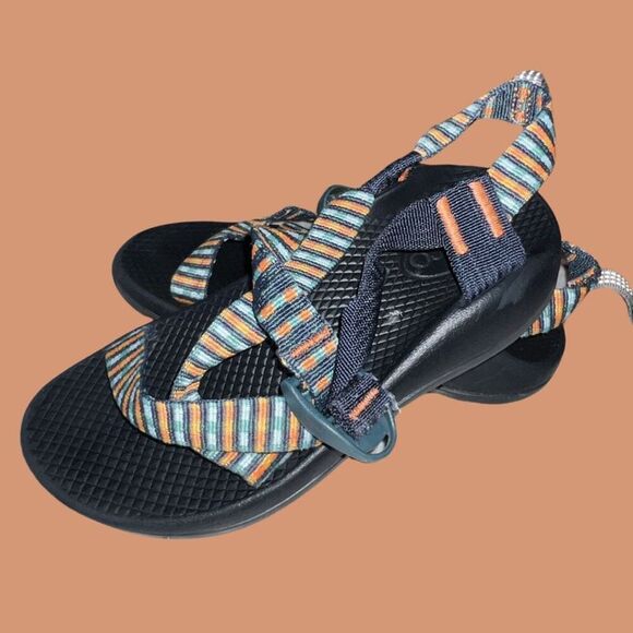 Chaco Kids Sandals ZX1 Tarten Strap Hiking Shoe Size 2 - Picture 6 of 6